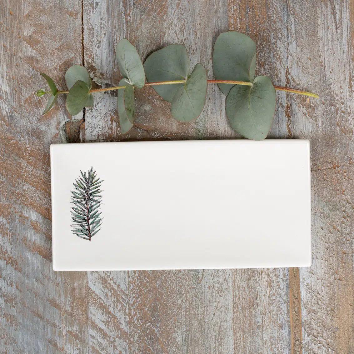 Winter Spruce Soap Dish